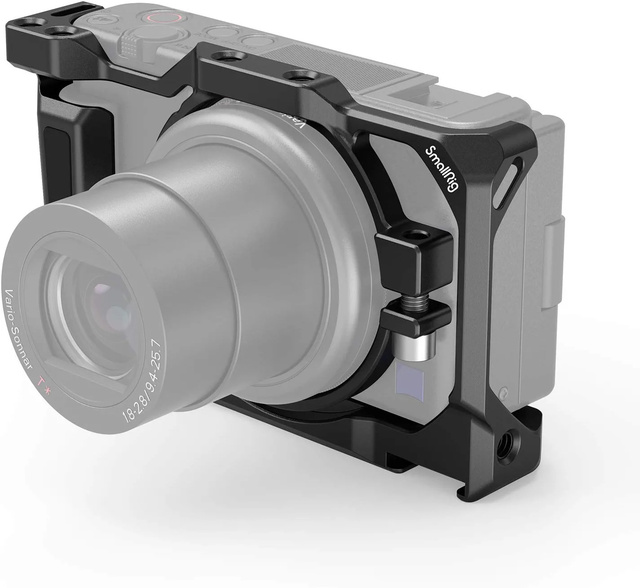 Camera Cage For Zv1 Camera With Silicone Gel Grip Cold Shoe Mount -2938