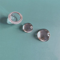 Lentille demi-boule UV JGS1, excellente qualité, prix bas, silice fondue D25mm H12.5mm