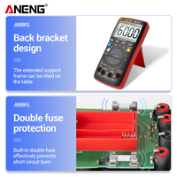Multimètre numérique professionnel ANENG AN9002 True RMS 6000 points de mesure, sélection automatique de la plage, testeur de courant et de tension 750V AC 1000V DC