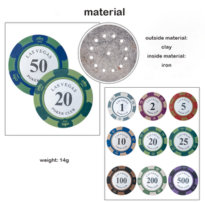 ขายส่งราคาถูกที่กำหนดเอง Denomination กอล์ฟขนาดใหญ่ดินชิปคาสิโนชิปโป๊กเกอร์ - Product Image 5