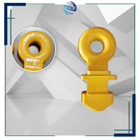 Anneau de levage d'angle droit robuste pour conteneurs, capacité de charge 56 tonnes, crochets de levage supérieurs pour conteneurs