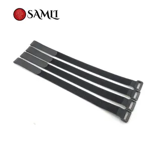 Samli 4pcs 450mm Black Battery Belt Tie Magic Strap for Airplane Helicopter drone Fixed battery