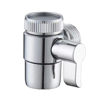 1/2 "adaptateur de cuisine en laiton évier inverseur robinet séparateur vanne avec aérateur à bulles