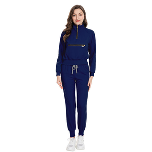 Tenue médicale unisexe respirante et zippée pour salon de beauté, clinique dentaire et hôpital, personnalisable avec logo - Product Image 6
