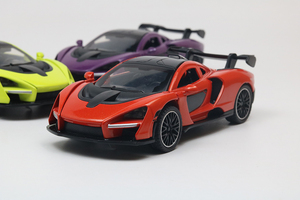 Wholesale 1/32 Scale Diecast Senna Alloy Supercar Model Scissor Doors Pull-Back <strong>Toy</strong> with Sound &amp; Light Lithium Battery - Product Image 5