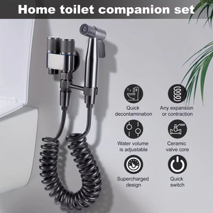 Chất lượng cao bằng thép không gỉ Bidet phun với ABS vòi hoa sen đầu và van áp lực cho khách sạn sử dụng dễ dàng cài đặt CHẬU VỆ SINH Bộ - Product Image 2