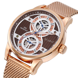 นาฬิกาข้อมือผู้ชาย Seiko VD36 หน้าปัดโปร่งใส สายสแตนเลสสตีลแบบ Milan Mesh ขนาด 45 มม. หน้าปัดใหญ่ สไตล์ลำลอง - Product Image 4