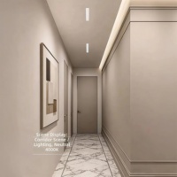 Spot encastré LED moderne à grille, angle réglable, anti-éblouissement, boîtier en aluminium pour chambre, salon, couloir, éclairage d'ambiance