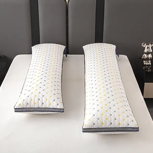 Oreiller de couple avec oreillers doubles Massage doux antistatique Maison Ménage pour mère et enfant Oreiller particulièrement long - Product Image 2