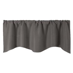 Profondo grigio colore solido breve tenda pannello mantovana per le finestre della cucina - Product Image 4
