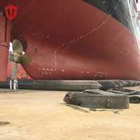 Ballon de levage de navire certifié CCS, airbag marin gonflable en caoutchouc pour le lancement de navires en chantier naval