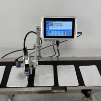 Imprimante à jet d'encre thermique OMA V600 0.5/1 pouce 600DPI haute résolution pour code à barres QR industriel Logo étiquettes flexibles à date d'expiration