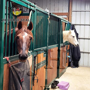 Équipements d'élevage d'animaux européens et canadiens, écuries à <span class=keywords><strong>chevaux</strong></span>, porte coulissante, boxes à <span class=keywords><strong>chevaux</strong></span>, panneau frontal avec porte coulissante - Product Image 4