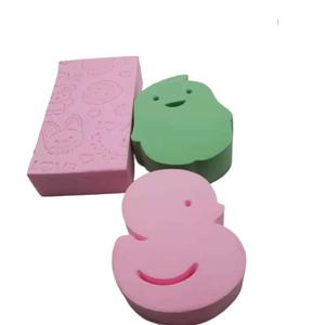 ฟองน้ำอาบน้ำเด็ก Ruixing ขนาด 1x1x1 ซม. ทำจากวัสดุ EVA ซึมซับได้ดี ลายการ์ตูน สำหรับเด็กอาบน้ำ - Product Image 4