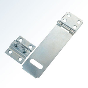 Traditional Galvanized Anti Theft Cabinet Security Hasp Staple Hinge Door <b>Padlock</b> Lock Fitting Hardware - Product Image 3