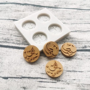 Outils de décoration de gâteaux pour l'Aïd Moubarak, <span class=keywords><strong>chocolat</strong></span>, pâtisserie, sucre, <span class=keywords><strong>moule</strong></span> à <span class=keywords><strong>chocolat</strong></span>, savon, police arabe, <span class=keywords><strong>moule</strong></span> en silicone pour fondant - Product Image 4