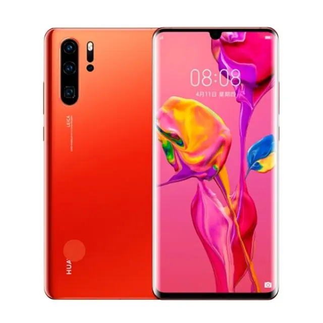 For Huawei P30 Pro LTE mobile phones Kirin 980 SoC chip Curved surface screen 8GB+256GB unlock cell phones smartphones