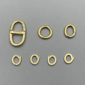 Accessoires de bijoux en perles Au750 bijoux fins composants de résultats de bricolage pur véritable or 18 carats connecteur universel fermoir à boucle