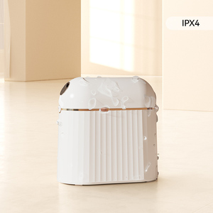 <span class=keywords><strong>Poubelle</strong></span> <span class=keywords><strong>à</strong></span> couches automatique intelligente <span class=keywords><strong>à</strong></span> fermeture automatique, en plastique, mains libres, 10L, double compartiment, étanche IPX4, pour salle de bain intérieure - Product Image 4