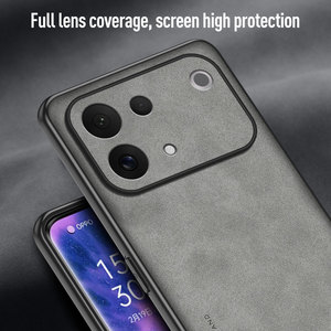 เคสโทรศัพท์สำหรับนักธุรกิจสุดหรูสำหรับ VIVO <span class=keywords><strong>S60</strong></span> S50/V70 หนังแกะ ป้องกันเ<span class=keywords><strong>ล</strong></span>นส์แบบเต็มตัว กันกระแทก ฝาหลัง - Product Image 4