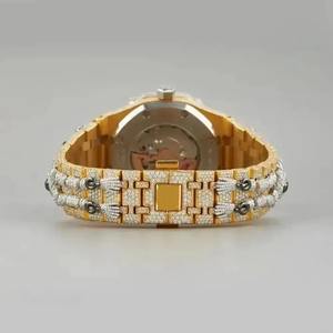 นาฬิกาจักรกลสแตนเลสสตีลฝังเพชร VVS คุณภาพสูง สำหรับนักสะสม ราคาสุดคุ้ม - Product Image 2