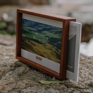 2026 Wooden Desk <b>Calendar</b> Frame, Custom Photo Frame, Solid Wood Monthly <b>Calendar</b>, Celebrity DIY <b>Calendar</b>, Graduation 3D Photo - Product Image 1