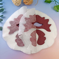 Masque facial jetable portable en Tencel pour soins de la peau et traitement de beauté, outils DIY, thermochromique, 220x200mm, tissage uni