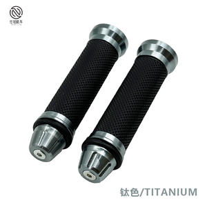 Poignées de guidon antidérapantes en aluminium pour vélo de montagne et moto, avec système de blocage - Product Image 2