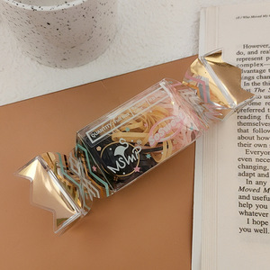 กล่องลูกอมน่ารักบรรจุสายยางยางยืดสำหรับเด็ก,ที่มัดผมแบบใช้ครั้งเดียวสีสันสดใสสายรัดผมอุปกรณ์เสริมสำหรับมัดผมสำหรับของเ<span class=keywords><strong>ล</strong></span>่น DIY - Product Image 3