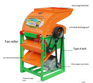 Vente directe usine Petite décortiqueuse agricole et mini-batteuse à maïs pour animaux - Product Image 2