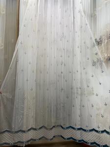 <span class=keywords><strong>Tende</strong></span> trasparenti europee Jacquard di lusso ricamate <span class=keywords><strong>tende</strong></span> in Tulle <span class=keywords><strong>per</strong></span> soggiorno <span class=keywords><strong>camera</strong></span> <span class=keywords><strong>da</strong></span> <span class=keywords><strong>letto</strong></span> tessuto della tenda - Product Image 3