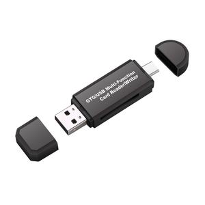 2-in-1 Externer USB Typ-A 2.0 & Typ-C SD & TF Kartenleser für iPhone <span class=keywords><strong>Android</strong></span> Mac OS - Product Image 6