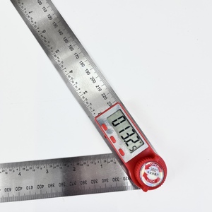 <span class=keywords><strong>Regla</strong></span> de Ángulo Industrial Multifuncional de Alta Precisión con Pantalla <span class=keywords><strong>Digital</strong></span> Plateada SANWU XJ-002, Herramientas Manuales Personalizables OEM ODM - Product Image 2