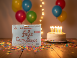Juego de 3 Globos de Letras Metalizadas Plateadas para Decoración de Fiestas de Cumpleaños - Product Image 2