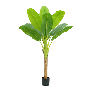 Plantes artificielles, bananier, grand arbre en plastique en pot, simulation de plantes hautes, aménagement paysager, décoration de la maison, bonsaï, arbre <span class=keywords><strong>Musa</strong></span> <span class=keywords><strong>Basjoo</strong></span> - Product Image 1