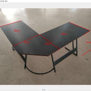 Chất Lượng Cao Văn Phòng Điều Hành Bàn L-Hình Quản Lý Bảng Với Quản Lý Cáp Không Gian Hộp Đồ Nội Thất Nhà - Product Image 3