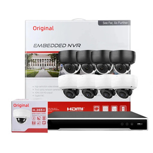 Système de Caméras de Sécurité Dôme IP CCTV OEM et Original Hike Vision 8 Canaux POE 16 Canaux NVR 4MP 8MP 4K HD avec Micro Intégré - Product Image 1
