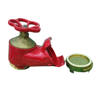 XingLong Hydrant d'incendie intérieur français de 2,5 pouces (65 mm) en laiton, finition rouge, personnalisable, capacité de charge 20 bars pour la lutte contre l'incendie