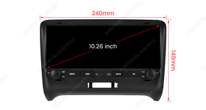 Autoradio multimédia Android MEKEDE avec WiFi, Bluetooth, Car-play, lecteur de musique, GPS, FM, écran 10,26 pouces pour <span class=keywords><strong>Audi</strong></span> <span class=keywords><strong>TT</strong></span> <span class=keywords><strong>MK2</strong></span> 8J 2006-2014 - Product Image 5