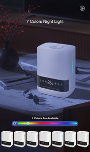 RUNAL H950 6L pelembap udara ultrasonik pintar Perancis, Pelembab udara dengan kabut hangat & dingin 60C kabut hangat Tuya/Alexa lampu LED - Product Image 5