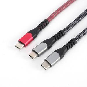 Cable USB C 3.1 Gen 2 de Alta Calidad con E-Marker, 20Gbps, 100W PD, Carga Rápida, Revestimiento de PVC, Trenzado de Nailon, Tipo C para Computadora - Product Image 1