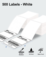 Étiquettes d'expédition thermiques auto-adhésives imperméables de haute qualité pour imprimante, format 4x6, pour usage express