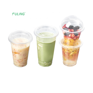 Bicchieri per granite in plastica biodegradabile usa e getta stampati personalizzati gelas plastik bicchieri per frappè con tazza da tè a bolle con coperchio - Product Image 2