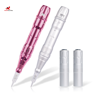 Shukr - Pluma de Tatuaje Eléctrica Inalámbrica Profesional para Arte Corporal, Aleación RCA, Portátil, Ajustable, con Batería, Máquina de Tatuaje Permanente - Product Image 3