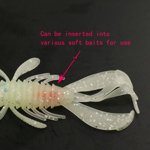 Nouveau OEM 100 pièces/sac lumineux hochets de pêche insérer Tube pour ver souple gabarit leurre pêche barre sonore secouer attirer mouche attachant hochets - Product Image 3