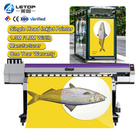 Impresora de Gran Formato LETOP de 1900 mm, Impresora de Inyección de Tinta para Lona, Impresora de Rollos, Plotter de Impresión con Tinta Eco Solvente