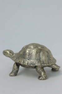 Estatuilla de <span class=keywords><strong>tortuga</strong></span> de resina personalizada, galvanoplastia, decoración del hogar y regalo, adornos artificiales de estilo Hada - Product Image 6