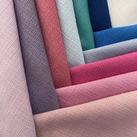Tissu en mousseline tissée 100 % RPET organique Caizhi pour vêtements (costumes, blazers, robes, manteaux) - Motif uni, moyen, pour filles et garçons