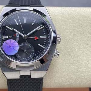 Montre de luxe haut de gamme en acier inoxydable, style professionnel, simple, avec calendrier à aiguilles, mouvement mécanique, verre saphir, 30 bars - Product Image 1