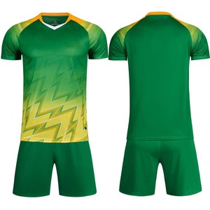 Jersey Sepak Bola Merah Seragam Sepak Bola Kustom Pakaian Sepak Bola Body Fit - Product Image 5